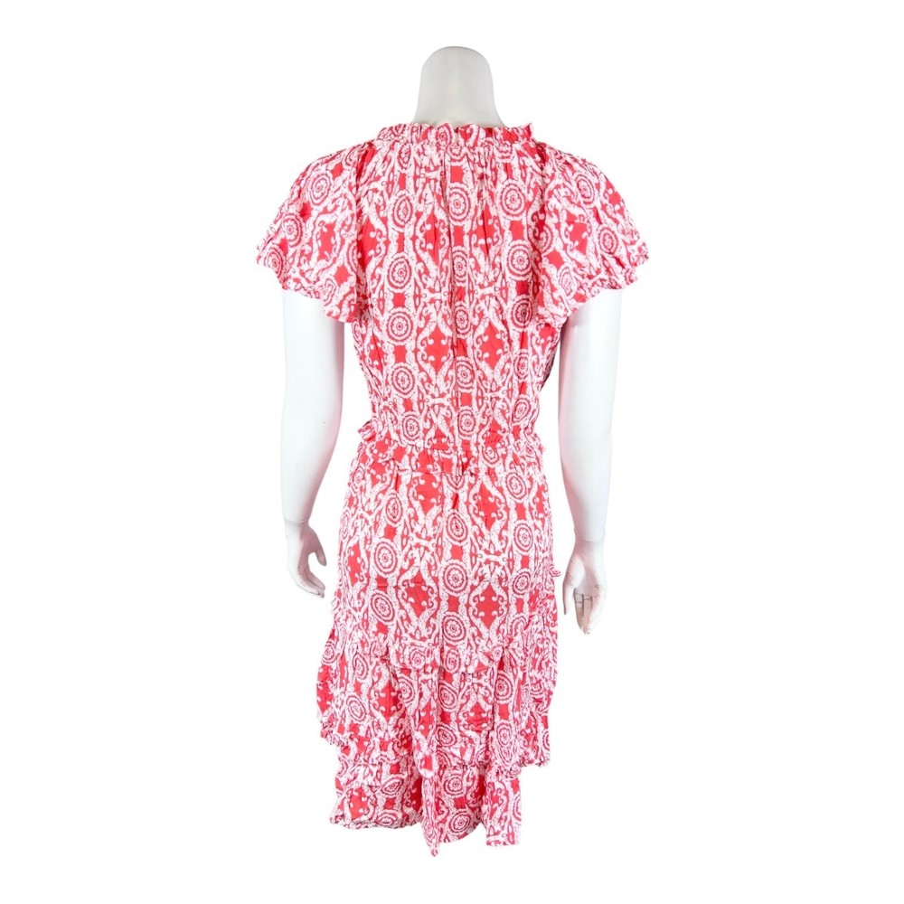 Destination 365 Petite Printed Flutter-Sleeve Tie… - image 2